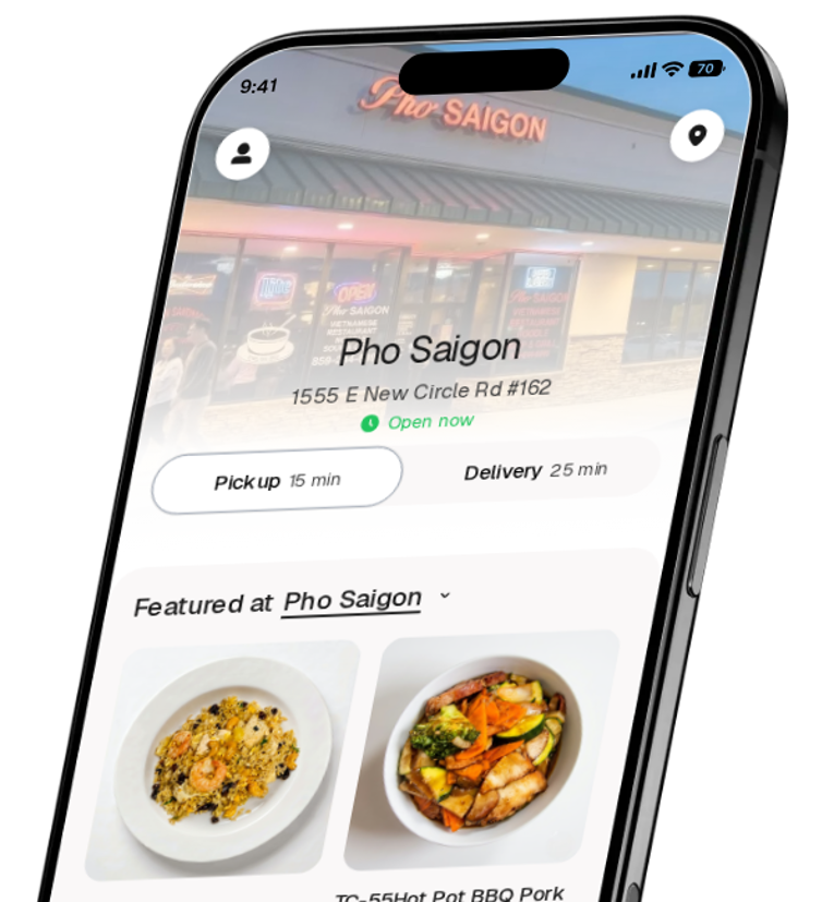 Pho Saigon app preview