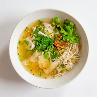 Chicken with Egg Noodle Soup