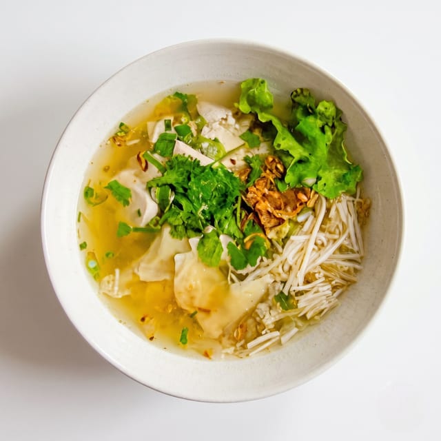 Chicken with Egg Noodle Soup.