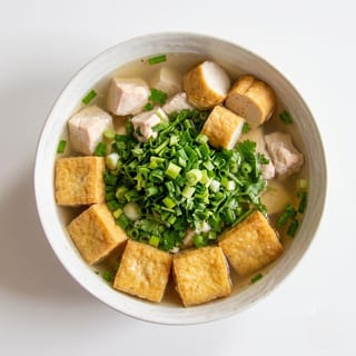 Noodle Soup with Tofu (Veggie Broth)
