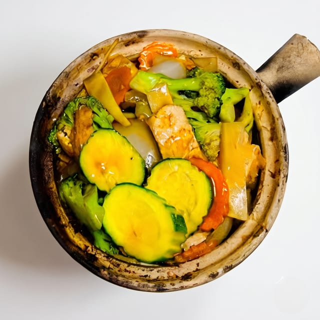 Hot Pot Vegetarian & Tofu (Veggies).