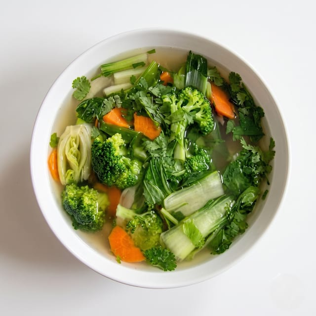 Noodle Soup with Vegetables (Beef Broth).