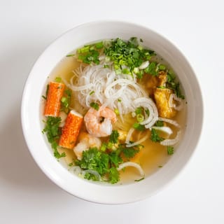 Noodle Soup with Seafood