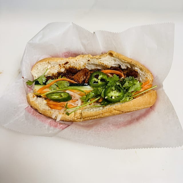 Grilled Pork Sandwich.